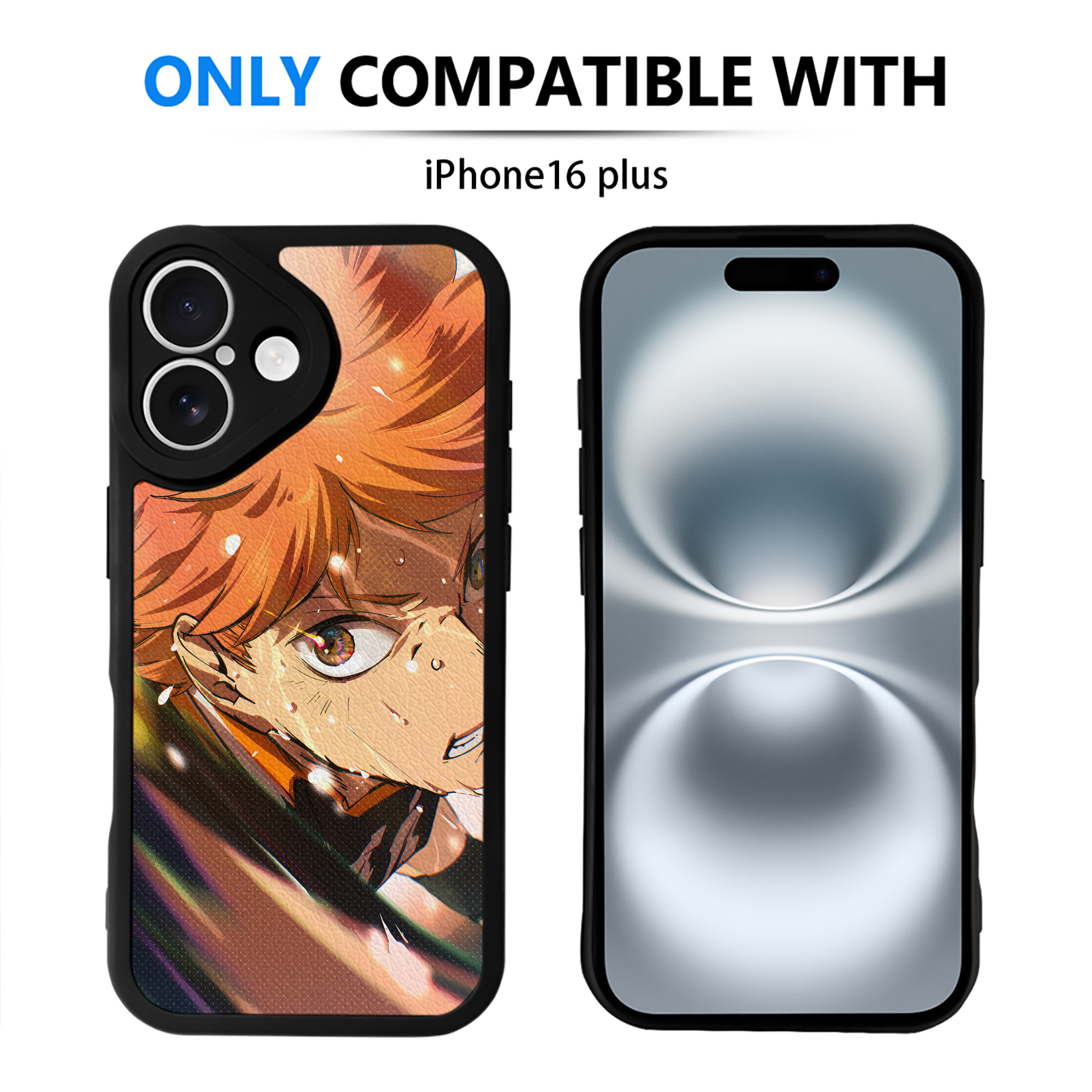 （画像用） ハイキュー!! Haikyu!! 【iPhone 16シリーズ対応】シリコンスマホケース（レザー調） 材質：シリコン